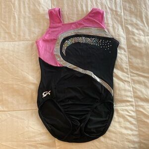 ❤️SOLD❤️AS Black and pink Gk leotard